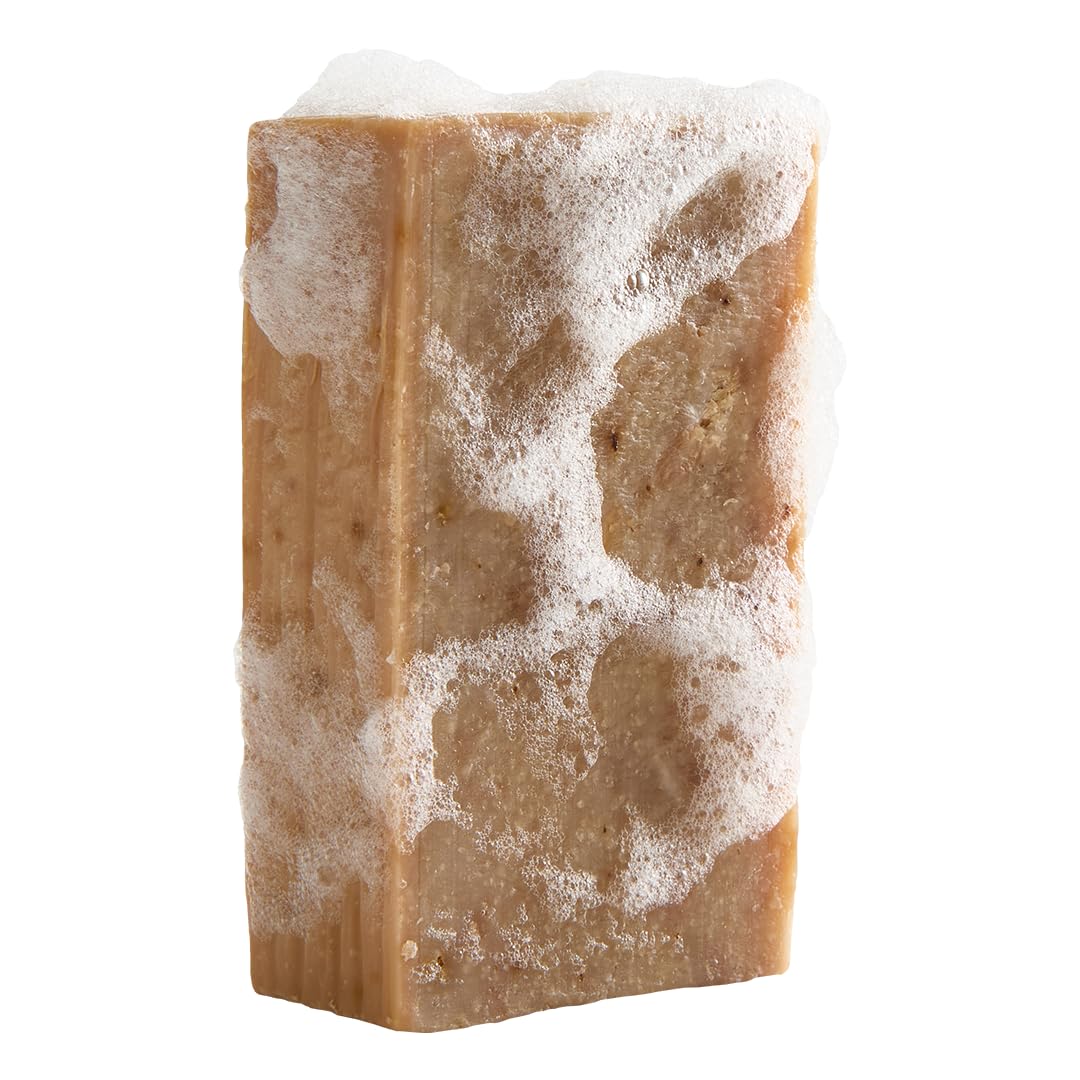 Crate 61 Organics soap in bathroom lifestyle showing everyday natural skincare use