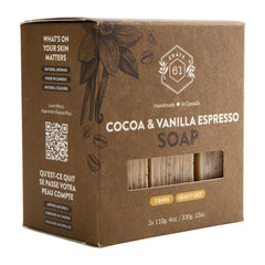 Crate 61 Organics bar close-up showing creamy texture and nourishing oils benefit