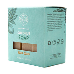 Crate 61 Organics lather on hand demonstrating rich foam and easy cleansing benefit