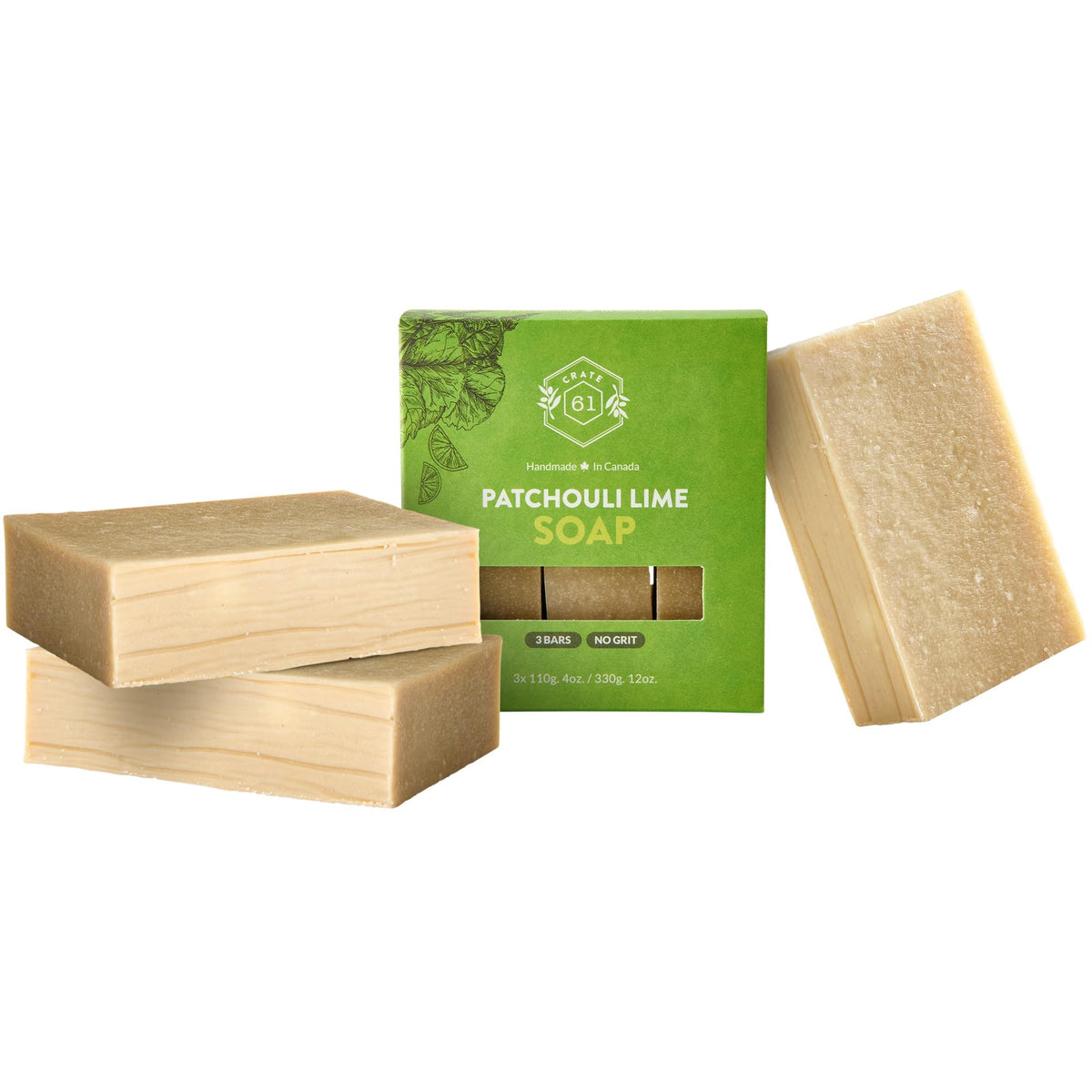 Crate 61 Organics front packaging showing sustainable kraft box with product benefit