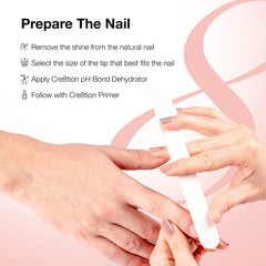 Cre8tion gel texture on spatula close-up, controlled application benefit
