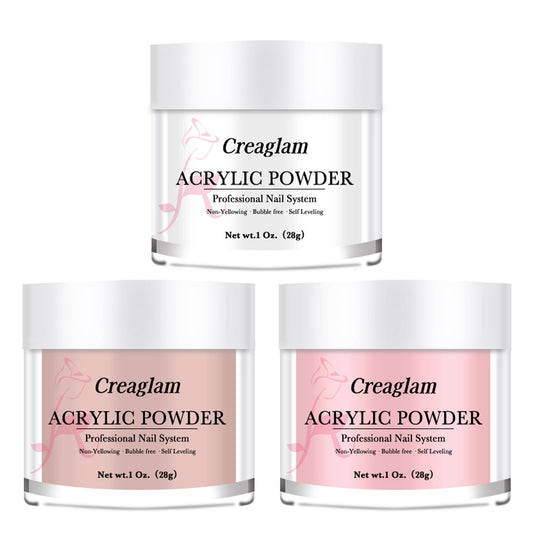 Creaglam front packaging showing three 28g jars and benefits