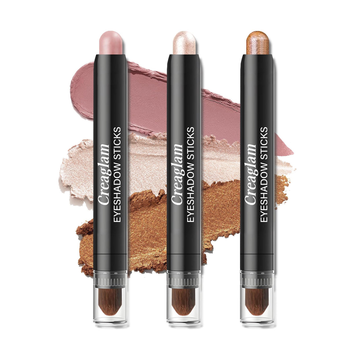 Creaglam trio front packaging showing three sticks and color preview for easy selection