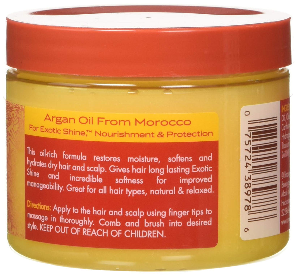 Creme of Nature cream texture close-up showing smooth consistency and quick absorption benefit