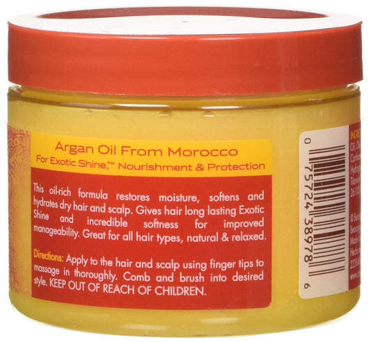 Creme of Nature cream texture close-up showing smooth consistency and quick absorption benefit