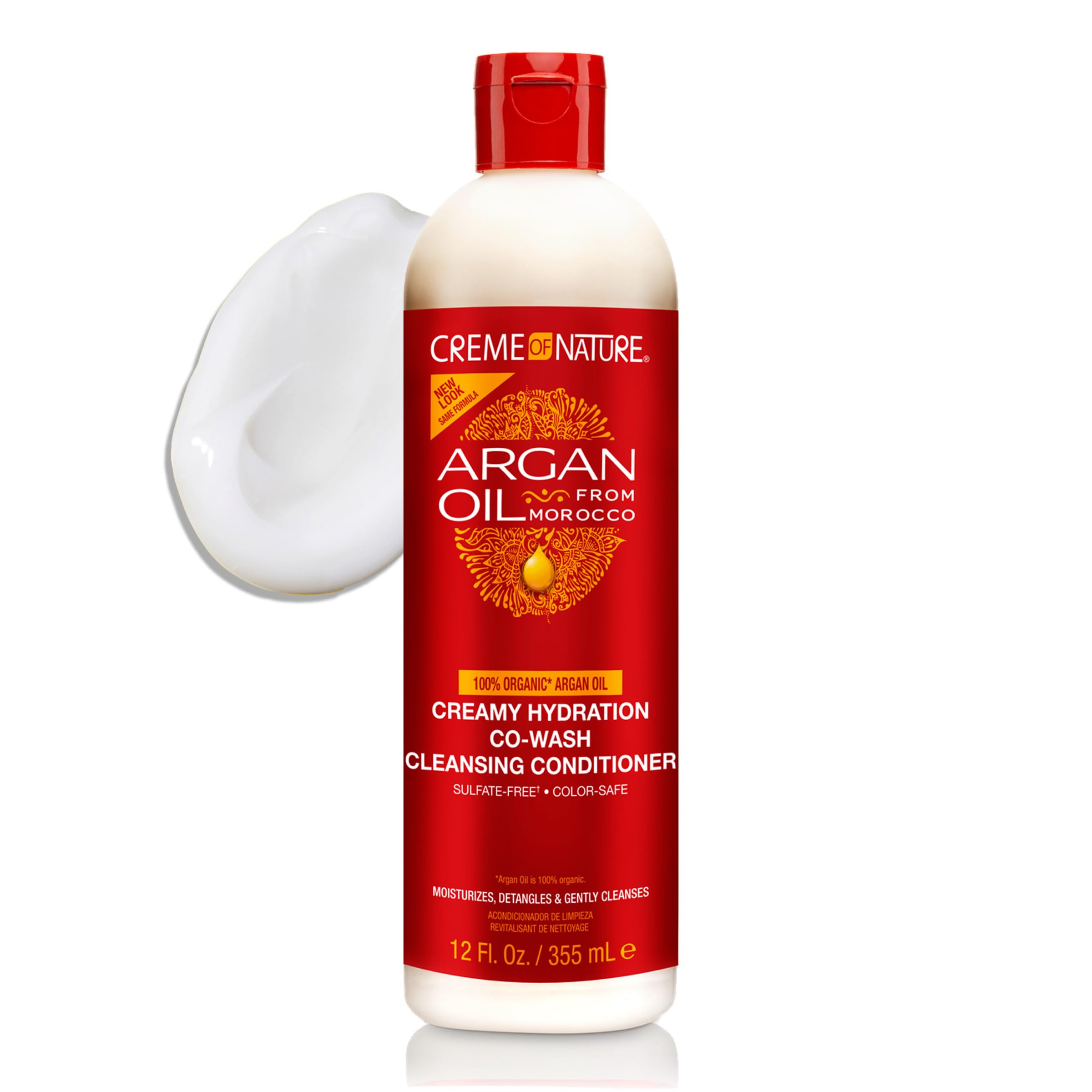Creme of Nature open cap with creamy texture offering easy application