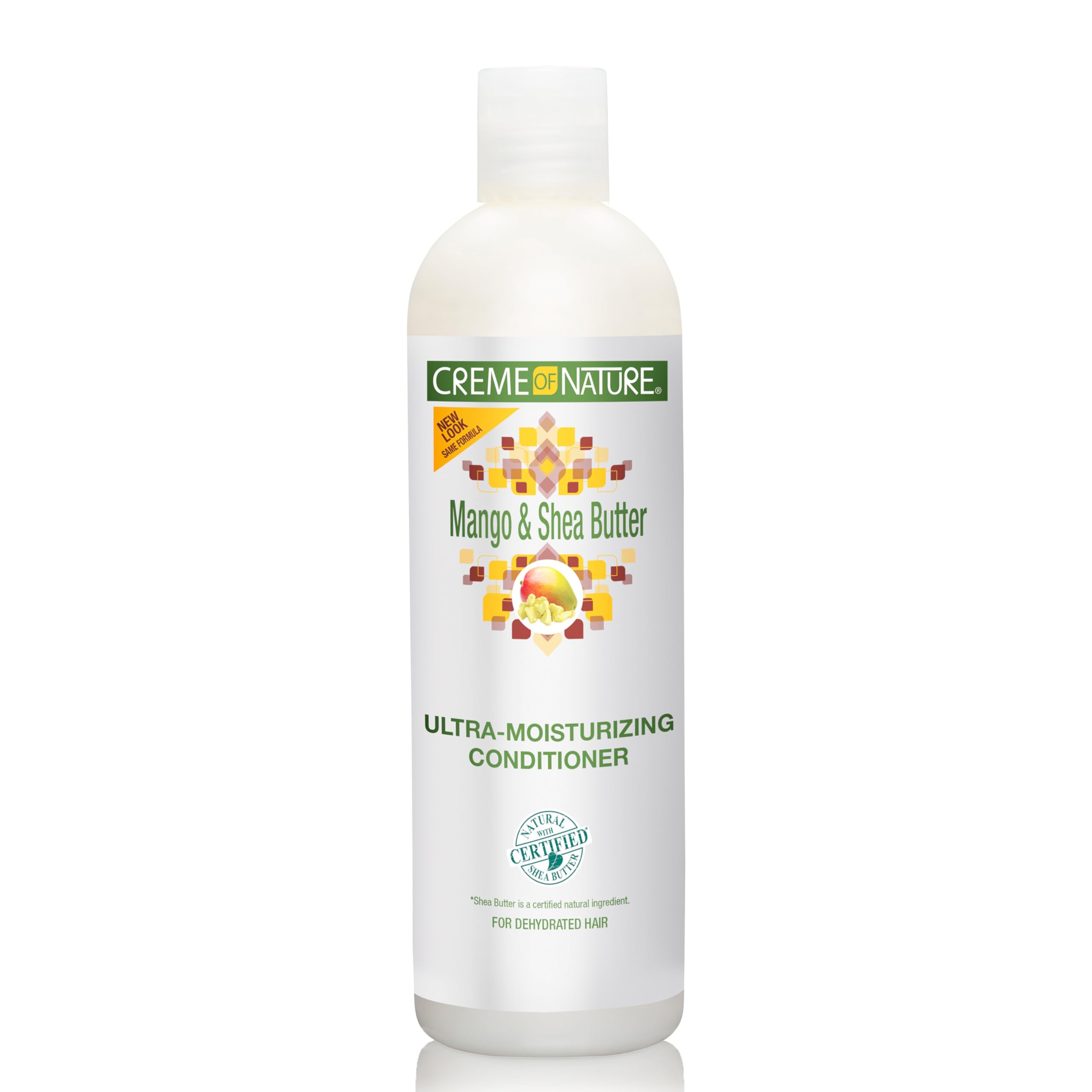 Creme of Nature front bottle view showing product benefits and label