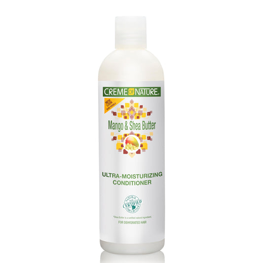 Creme of Nature front bottle view showing product benefits and label