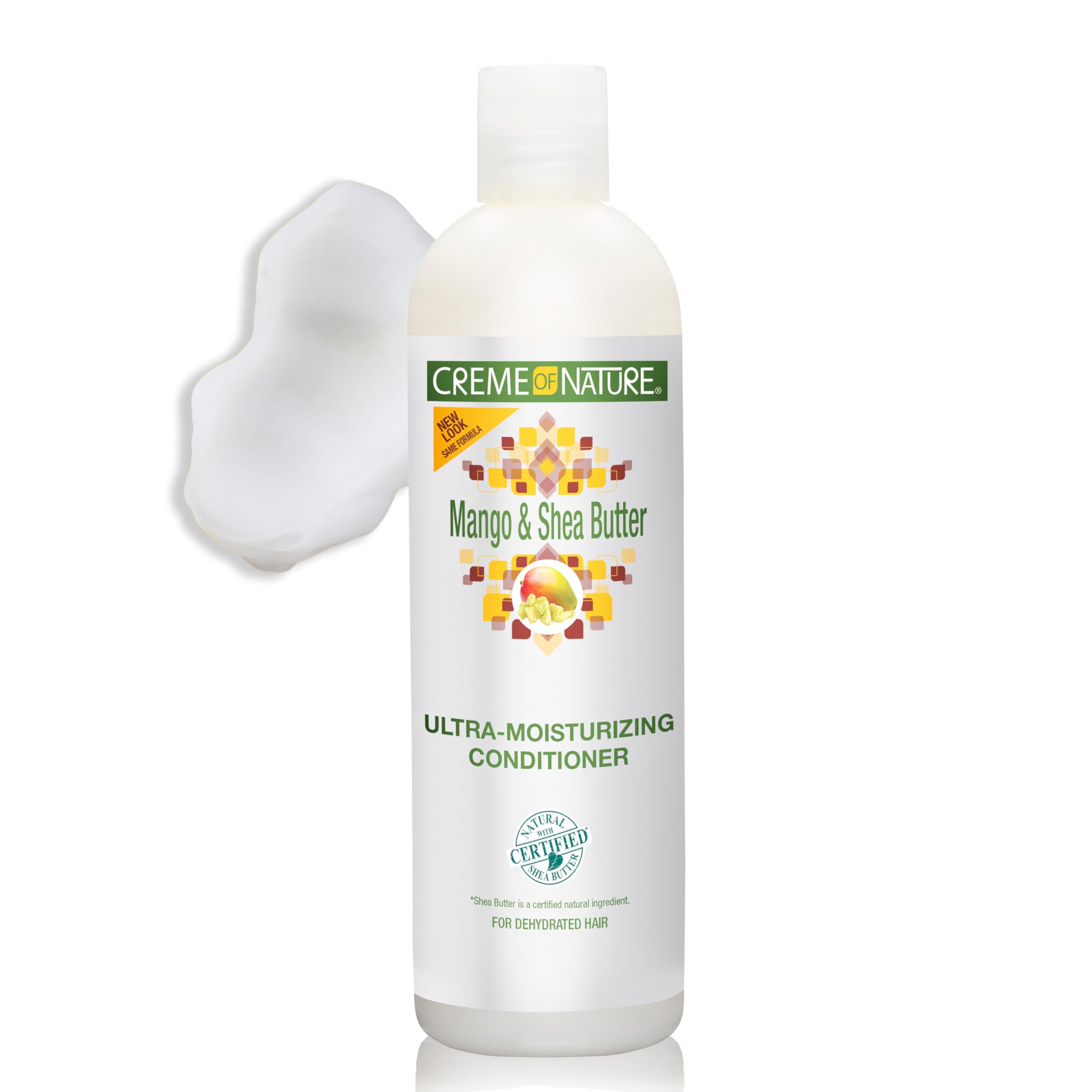 Creme of Nature creamy conditioner texture close-up showing rich hydration