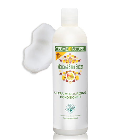 Creme of Nature creamy conditioner texture close-up showing rich hydration