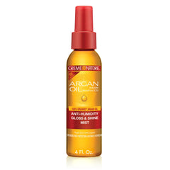 Creme of Nature bottle front packaging showing product and shine benefit