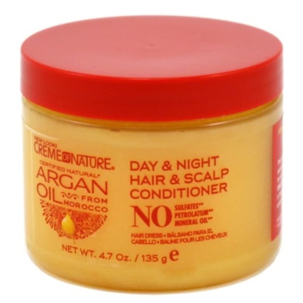 Creme of Nature jar front view showing label and hydrating benefit