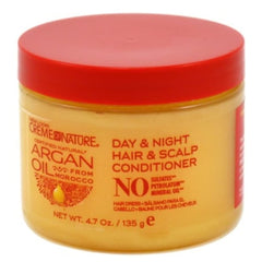 Creme of Nature jar front view showing label and hydrating benefit