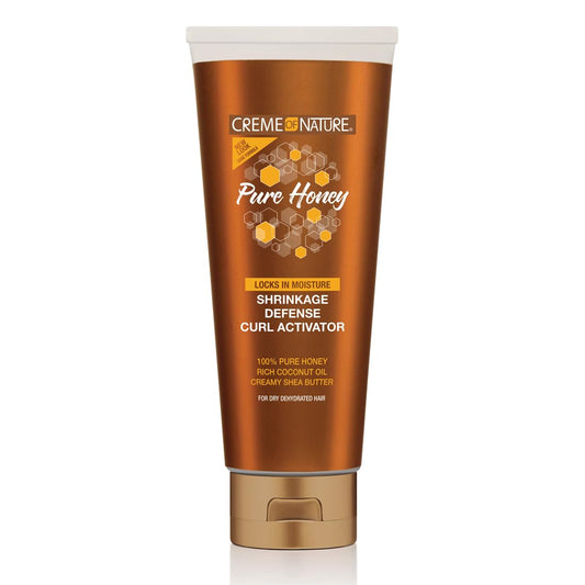 Creme of Nature front packaging showing jar and product benefit
