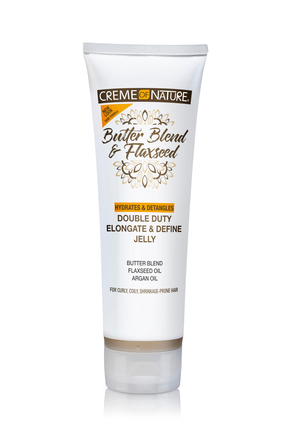 Creme of Nature front packaging showing label and size for easy identification and benefit