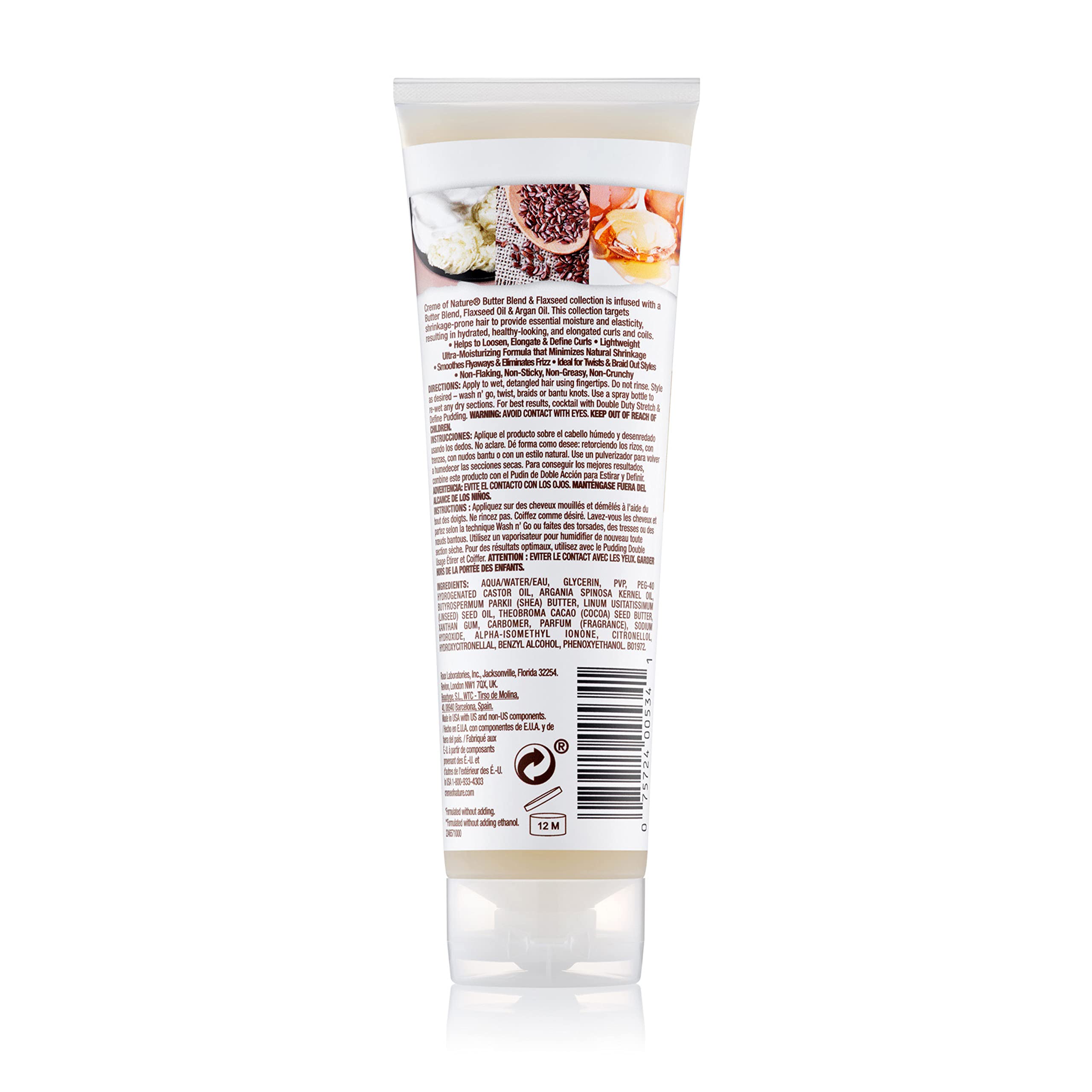 Creme of Nature close-up texture of jelly showing smooth, lightweight formula for easy spread