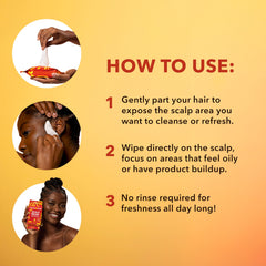 Creme of Nature label close-up showing natural ingredients benefit