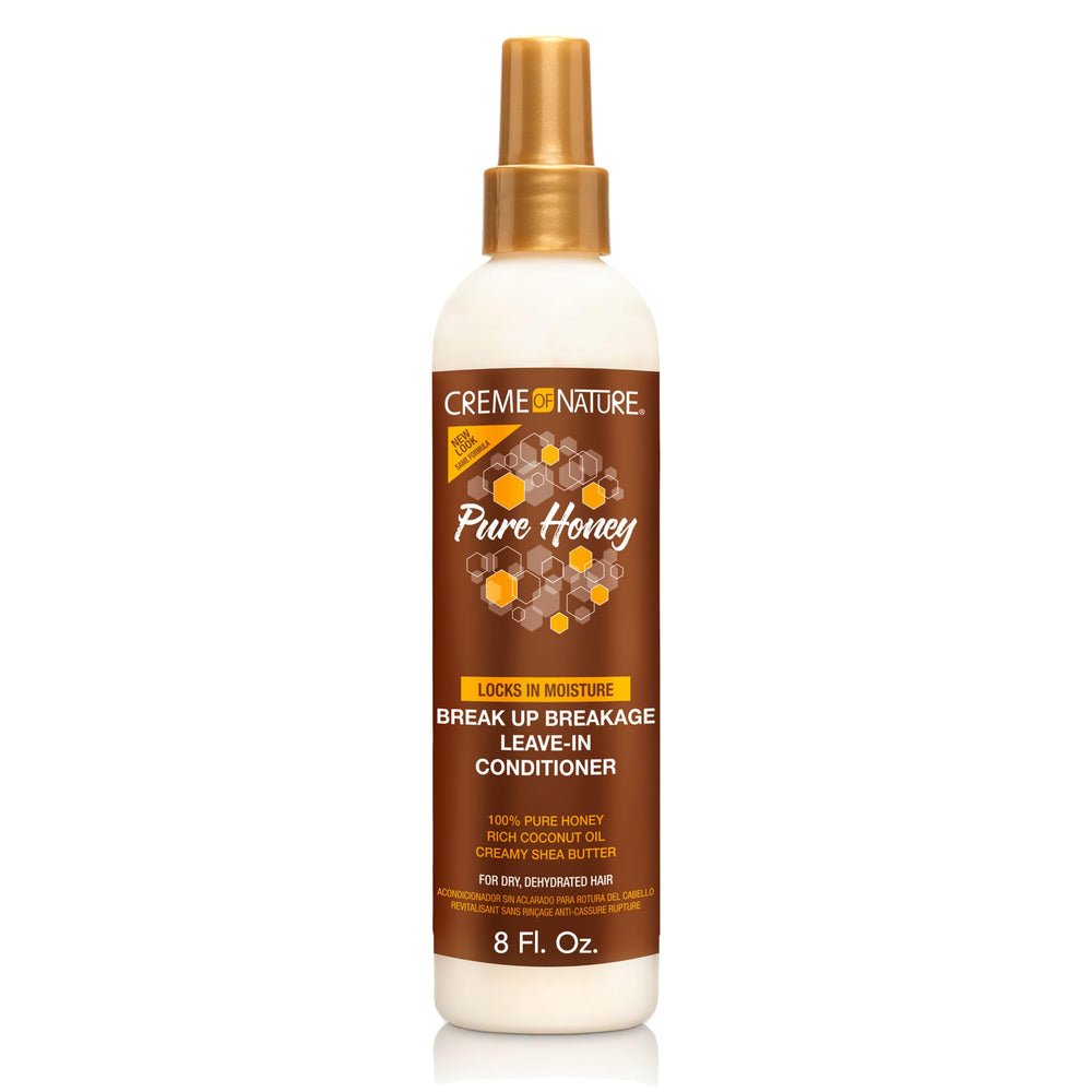 Creme of Nature front bottle showing product and hydration benefit