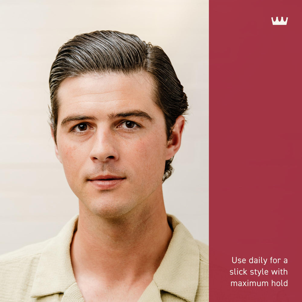Cremo pomade texture close-up displaying smooth glossy formula for strong hold