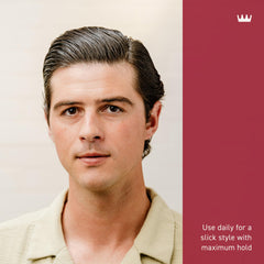 Cremo pomade texture close-up displaying smooth glossy formula for strong hold