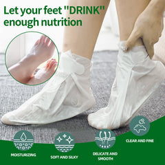 CRISTALBOX after treatment showing softer heel and visibly smoother skin