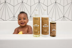 Cristina's Curls product label and ingredient list highlighting transparency and safety