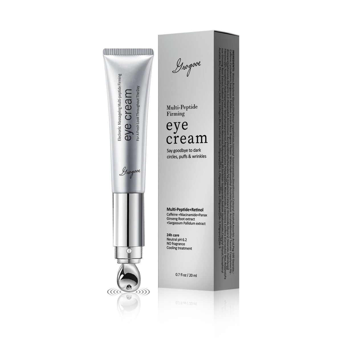 Crogooe front packaging showing compact 0.7 fl oz and benefits