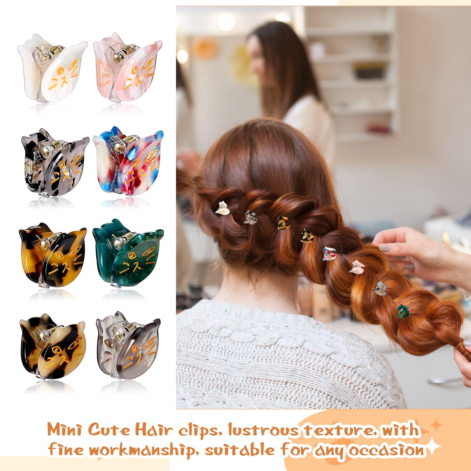 Crowye tiny clip beside coin showing 2.7 cm size for portable convenience benefit