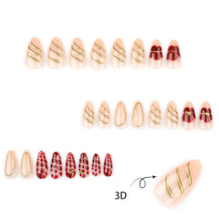 CTTHNBD application kit layout with nails, jelly stickers, file and wooden stick