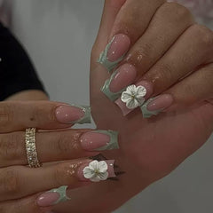 CTTHNBD close-up of 3D flower detail highlighting textured accents and polished finish
