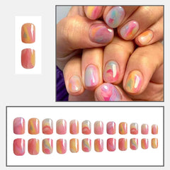 CTTHNBD glossy ombre close-up highlighting smooth finish and color blend