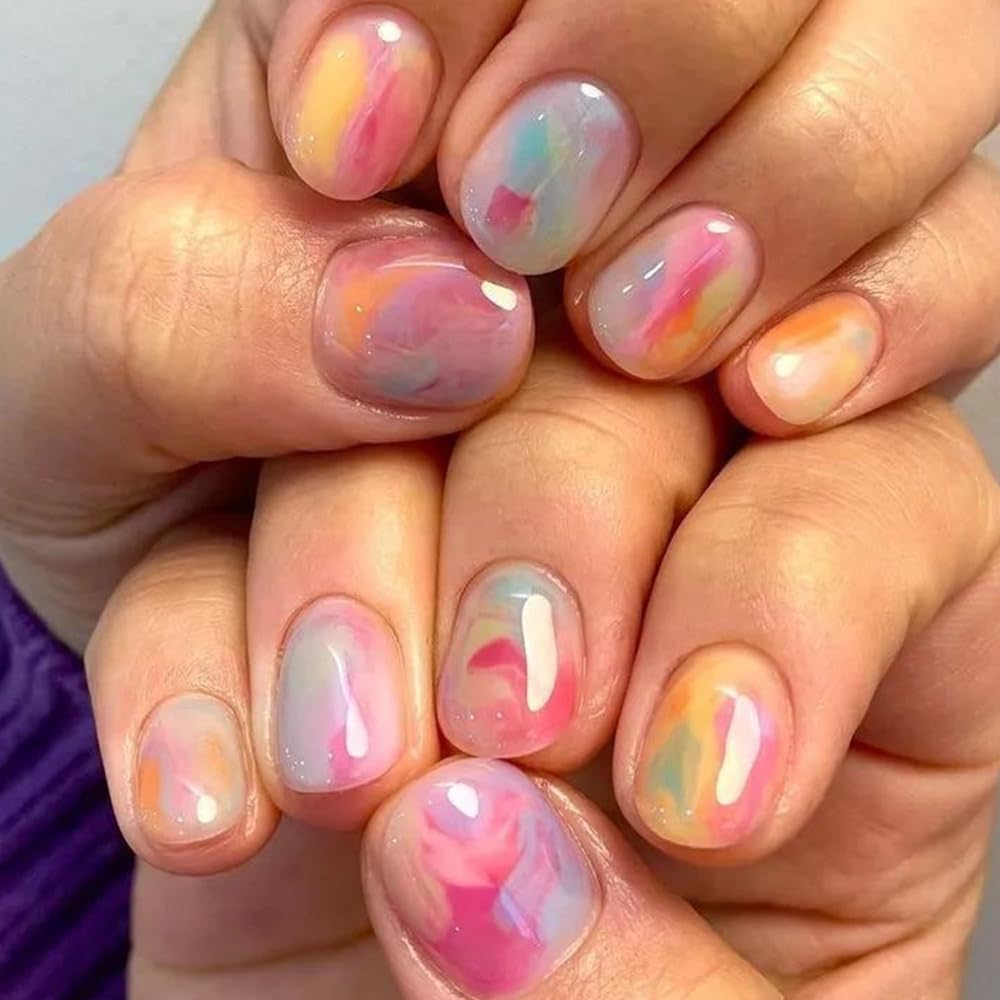 CTTHNBD front packaging showing 24-piece ombre square nails for quick salon look