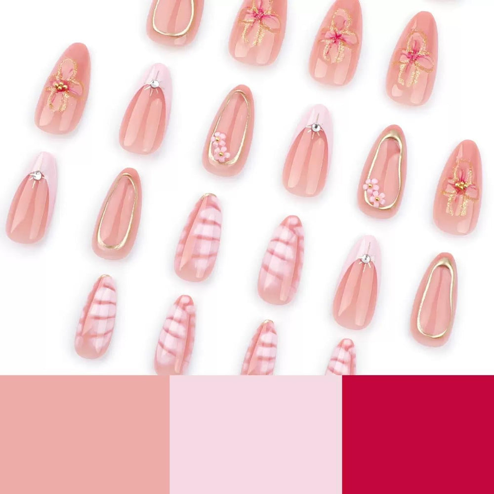 CTTHNBD nails held in hand for scale demonstrating true size and easy selection