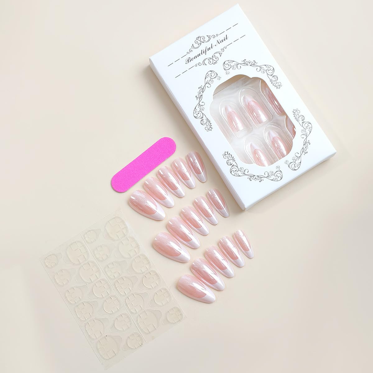 CTTHNBD worn on hands in lifestyle shot demonstrating polished almond shape benefit