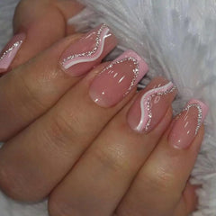 CTTHNBD nails on hands in everyday setting showing instant salon look benefit