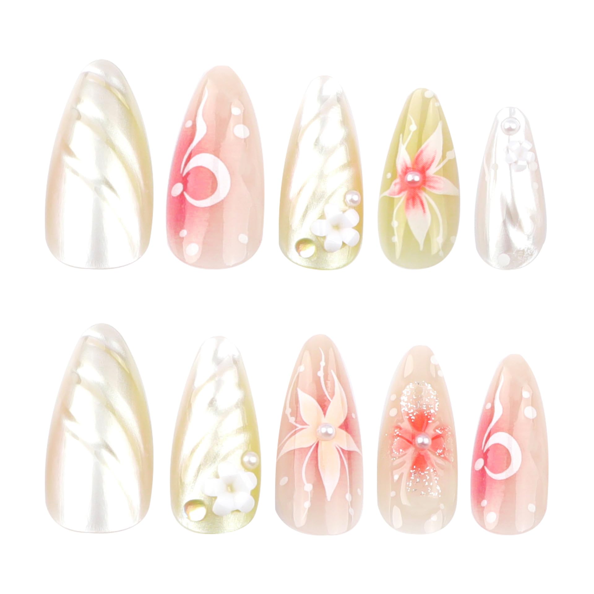 CTTHNBD accessories with nail file wooden stick and jelly glue stickers