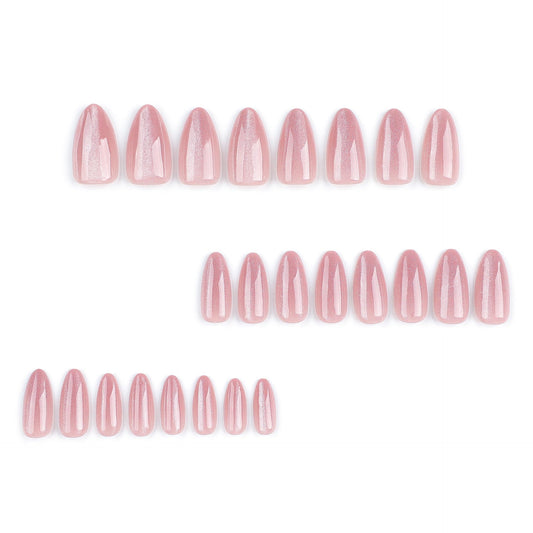 CTTHNBD close-up of pink glitter finish highlighting glossy texture and shine