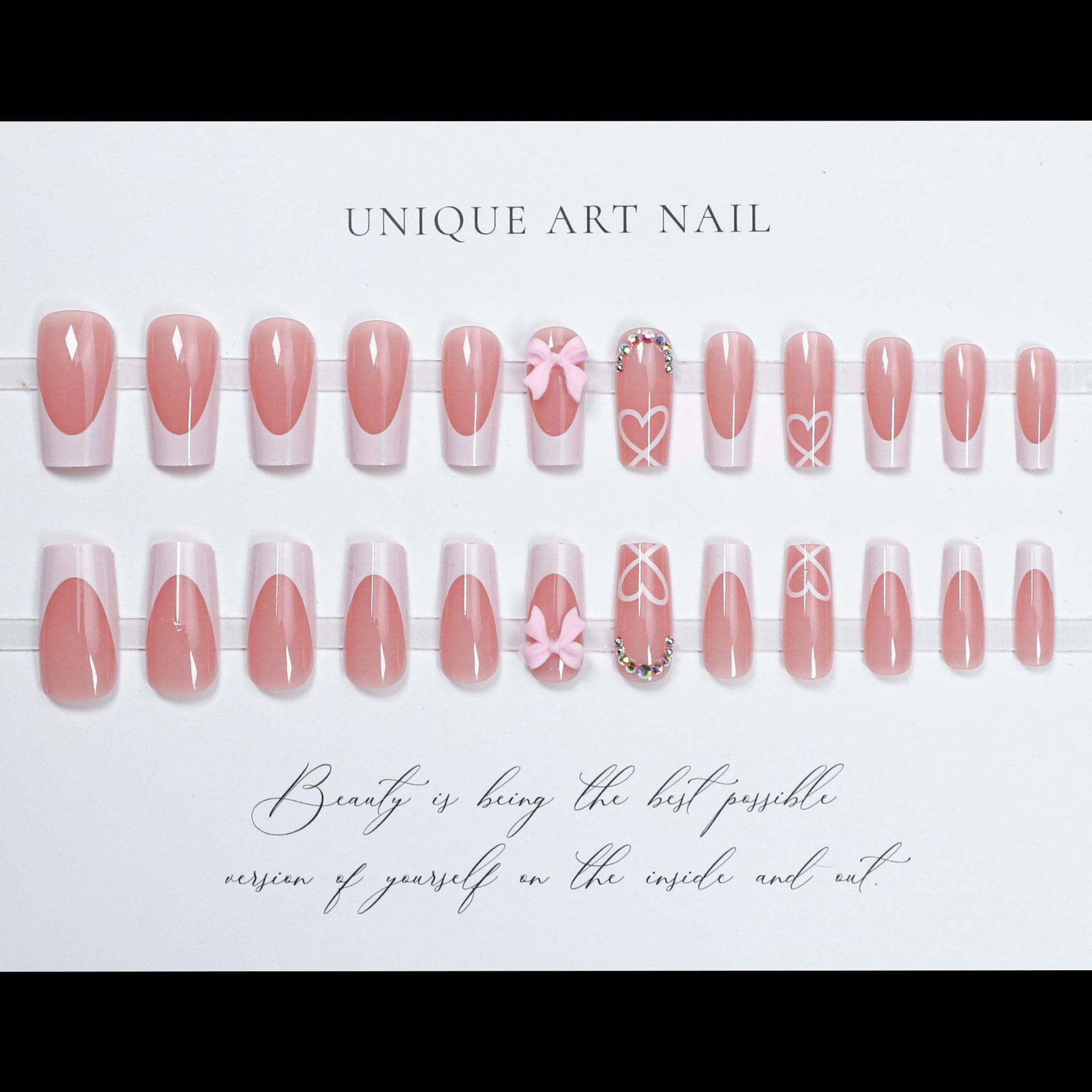 CTTHNBD profile of white French tip highlighting clean edge and polished look