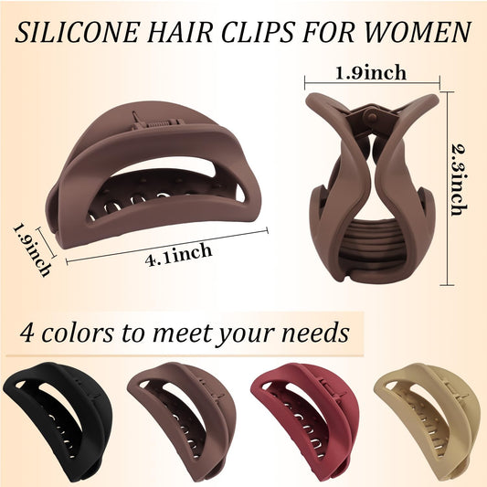 CUBACO open clip showing inner teeth and curved prongs for secure hold