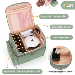 CUBETASTIC upper layer with removable board and mesh pocket for tools