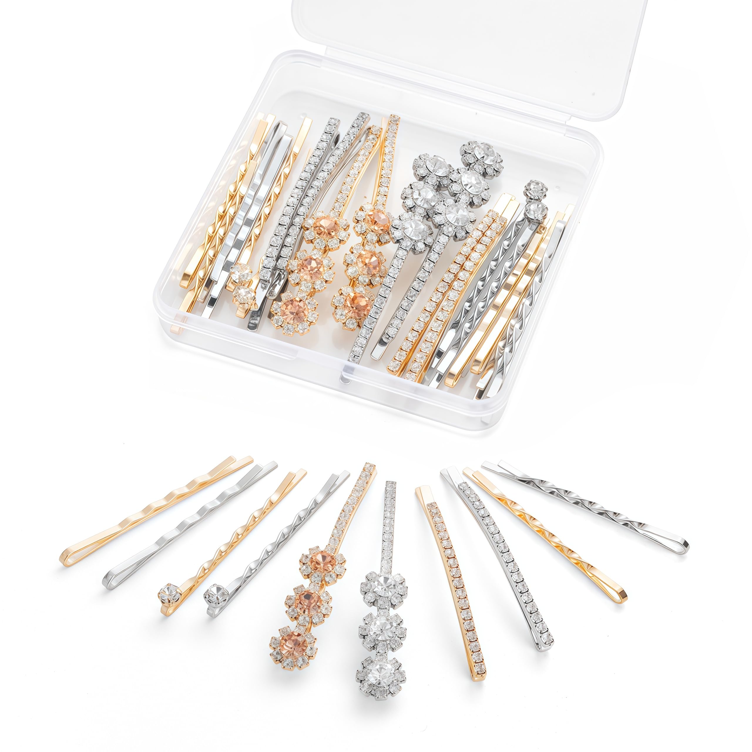 CubGreff front packaging displaying 20 bobby pins and gift-ready box