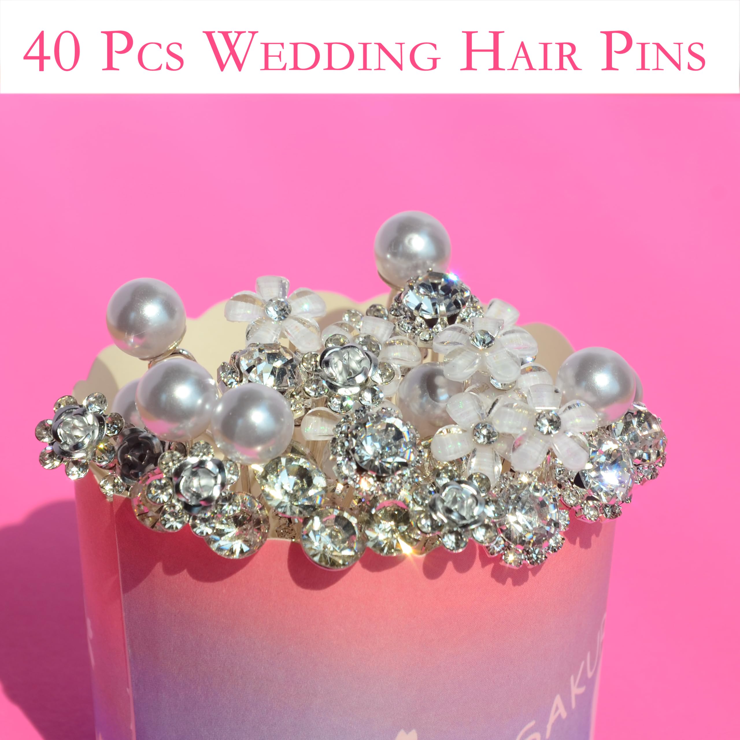 CubGreff hair pins inserted in bridal updo delivering secure decorative hold
