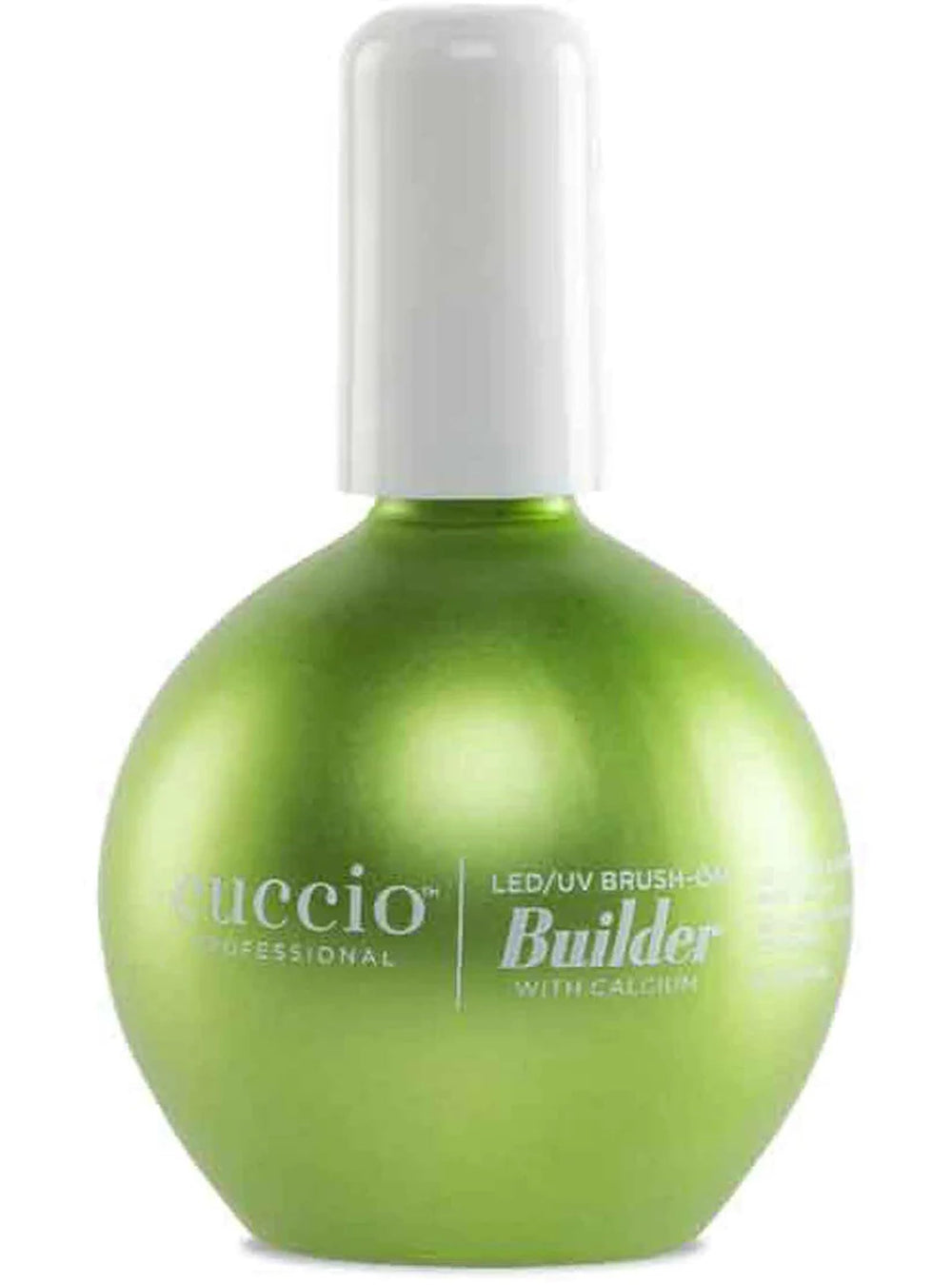 Cuccio jar front view showing product label and clear gel for professional use