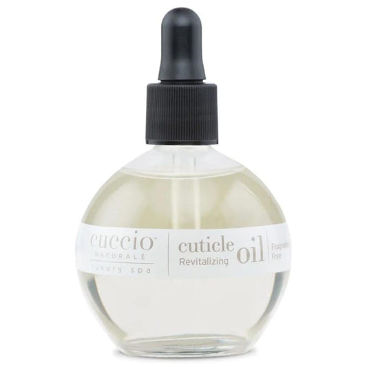 Cuccio front bottle showing clean fragrance-free packaging and hydration benefit