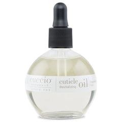 Cuccio front bottle showing clean fragrance-free packaging and hydration benefit