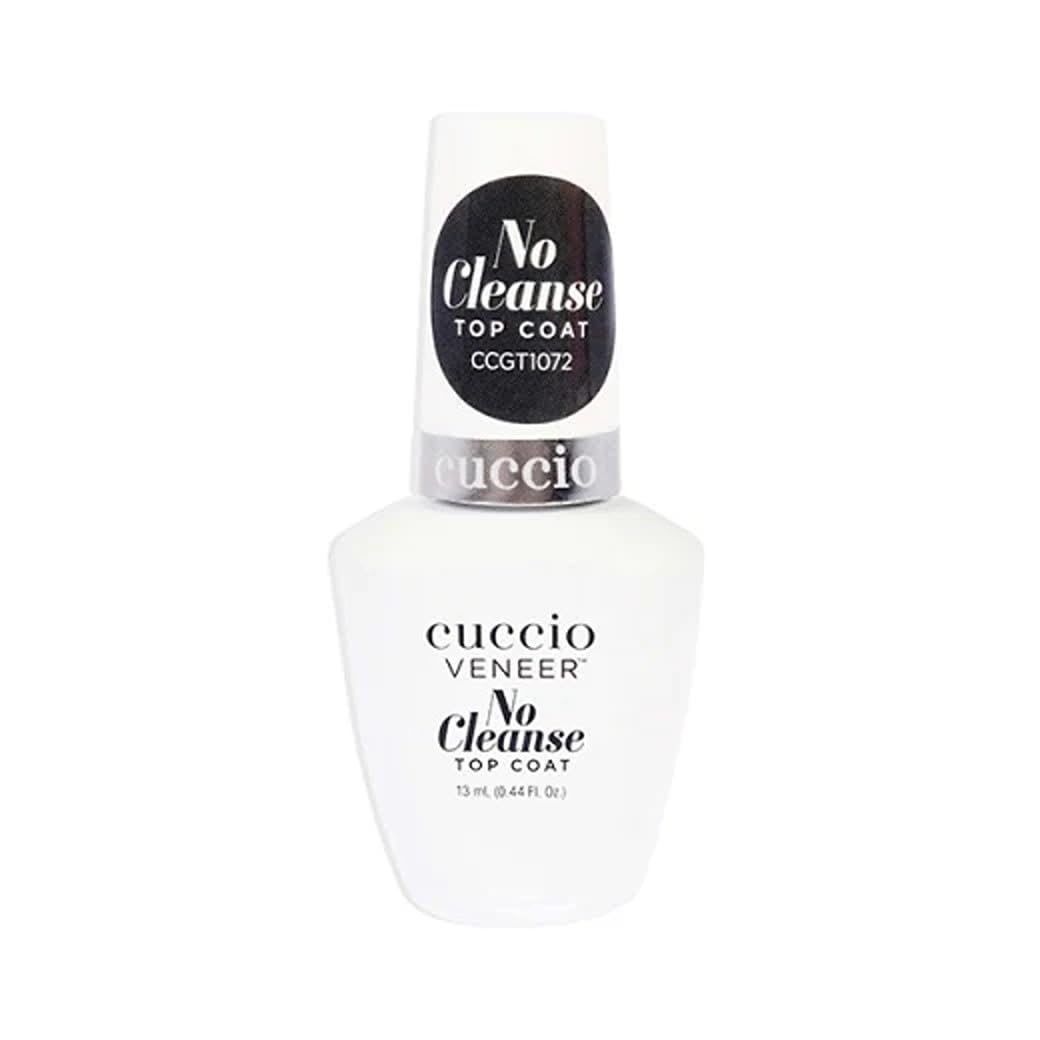 Cuccio front packaging showing bottle and label with professional finish benefit