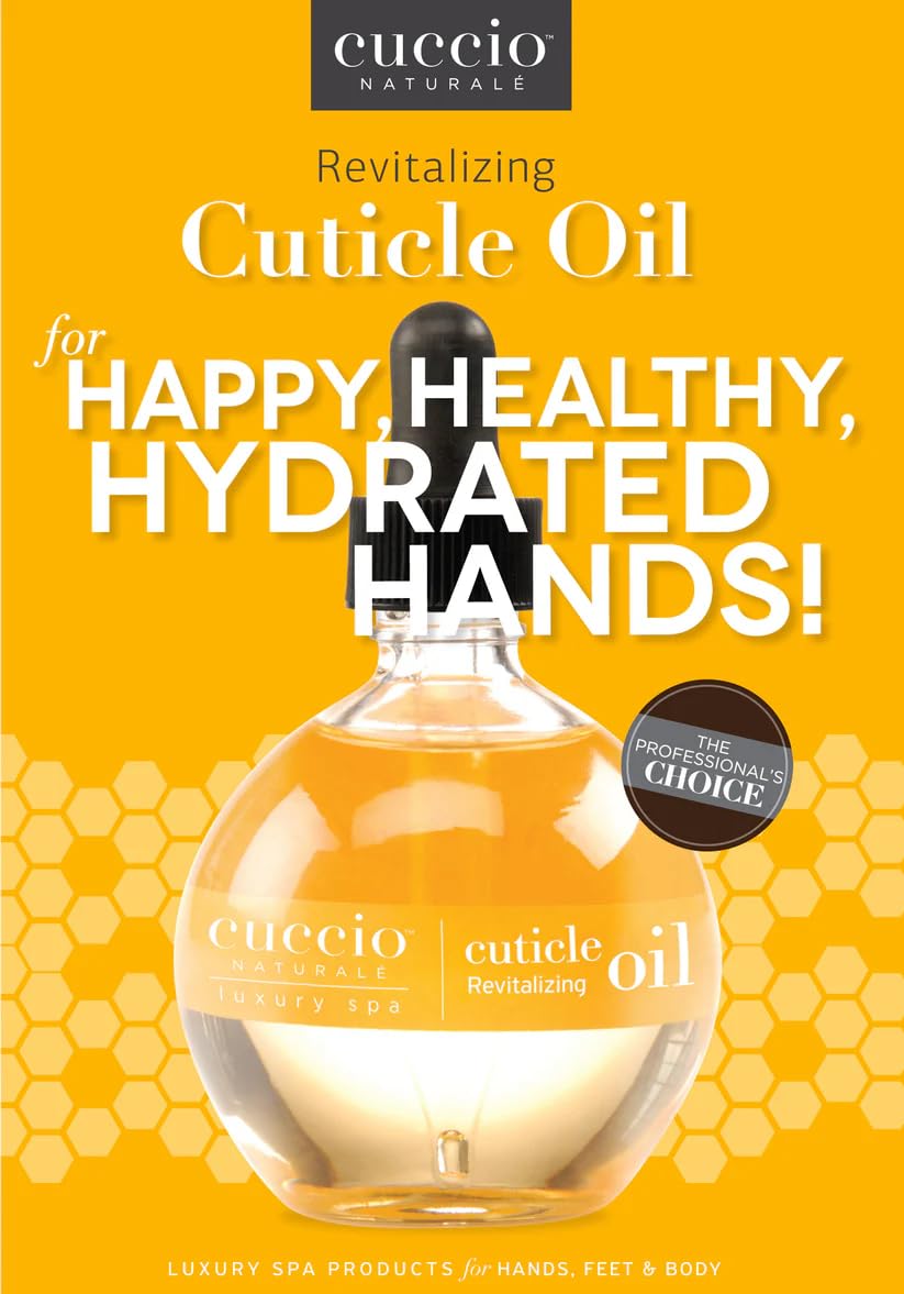 Cuccio applied to nail bed demonstrating cuticle softening and smoother nails