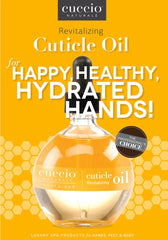 Cuccio applied to nail bed demonstrating cuticle softening and smoother nails