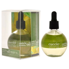 Cuccio oil with gloves illustrating overnight deep-conditioning benefit