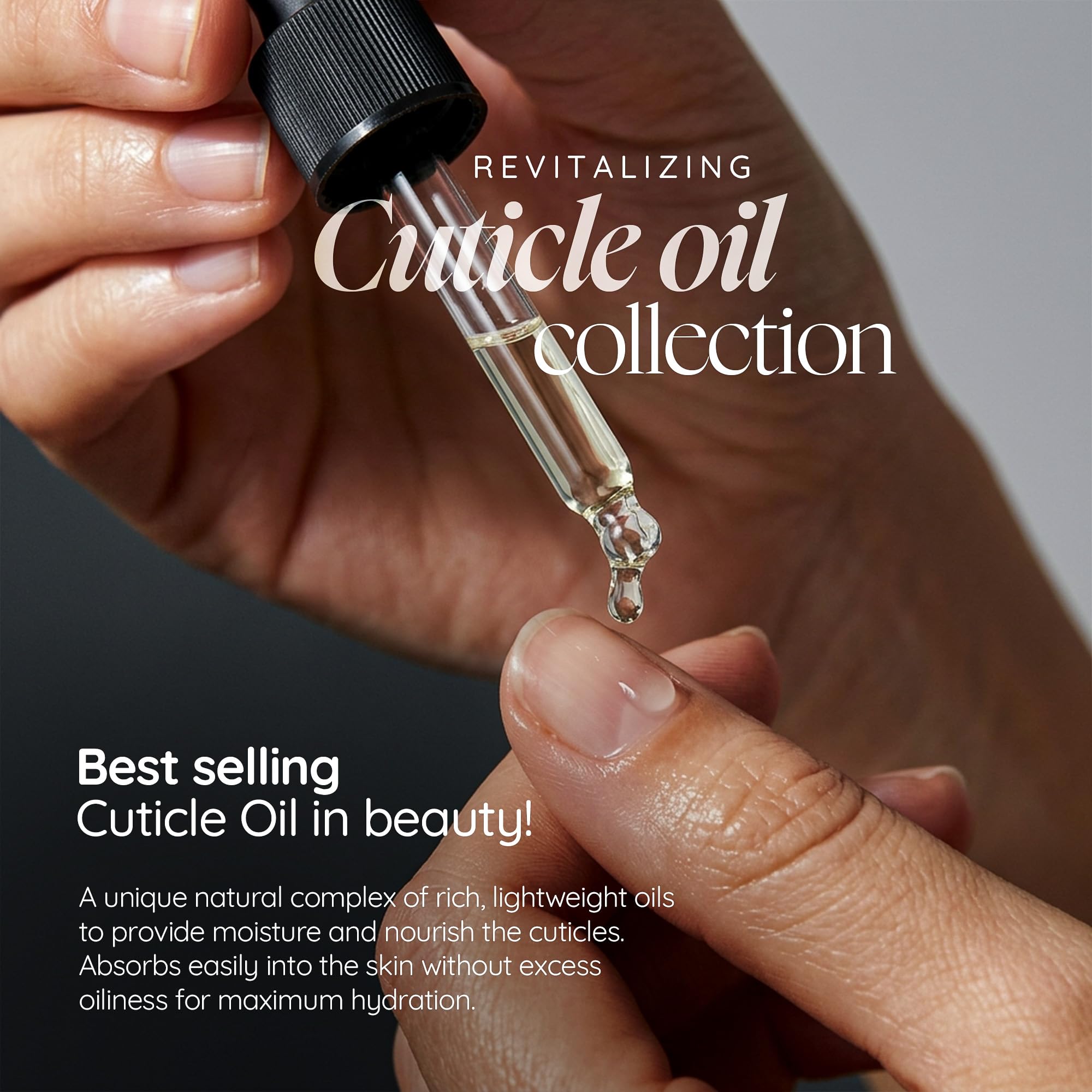 Cuccio on vanity with tools portraying at-home spa results